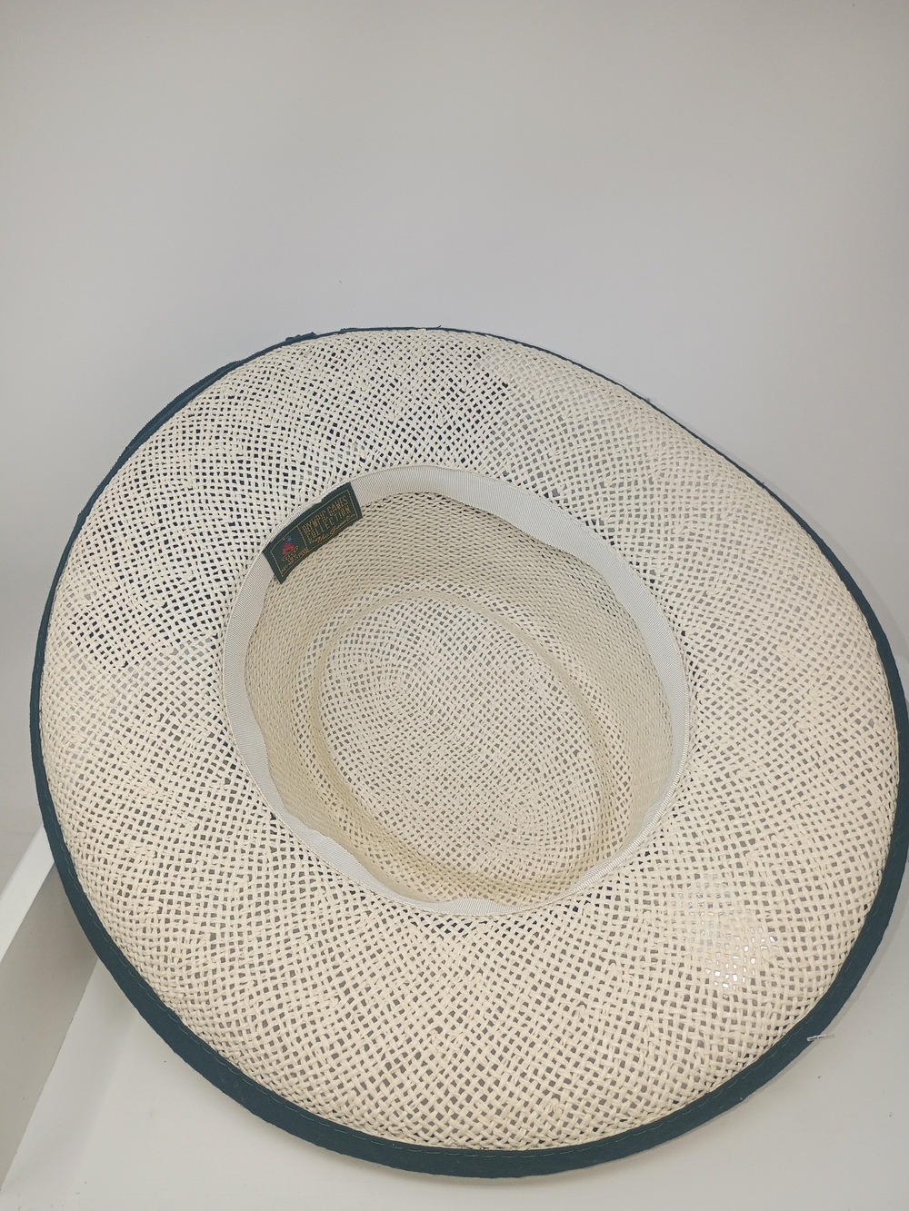 Vintage Atlanta 1996 Olympics Embroidered Straw Sun Hat with Teal Trim - Picture 10 of 12
